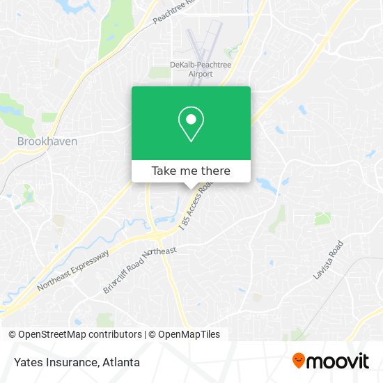 Yates Insurance map