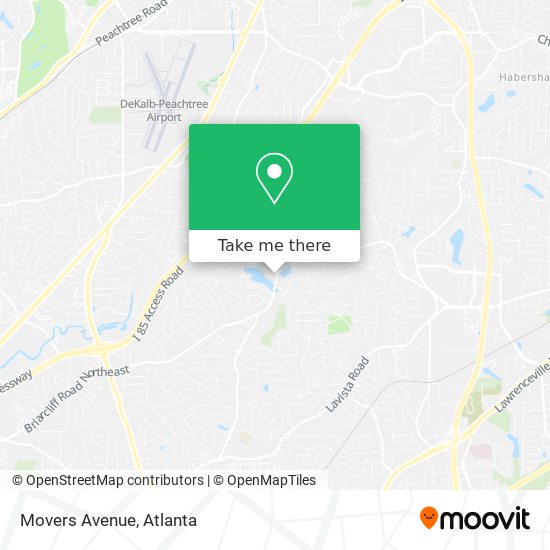 Movers Avenue map