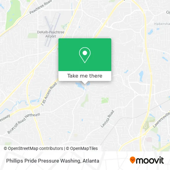 Phillips Pride Pressure Washing map