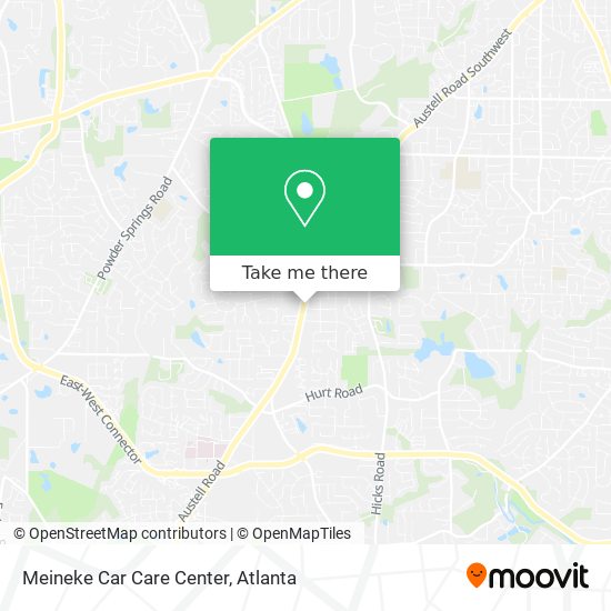 Mapa de Meineke Car Care Center