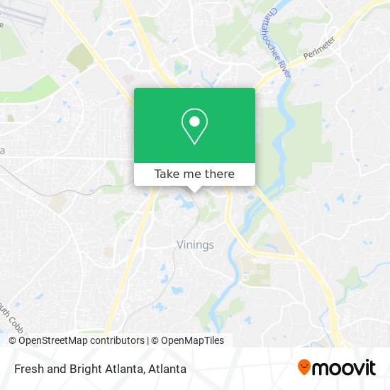 Mapa de Fresh and Bright Atlanta