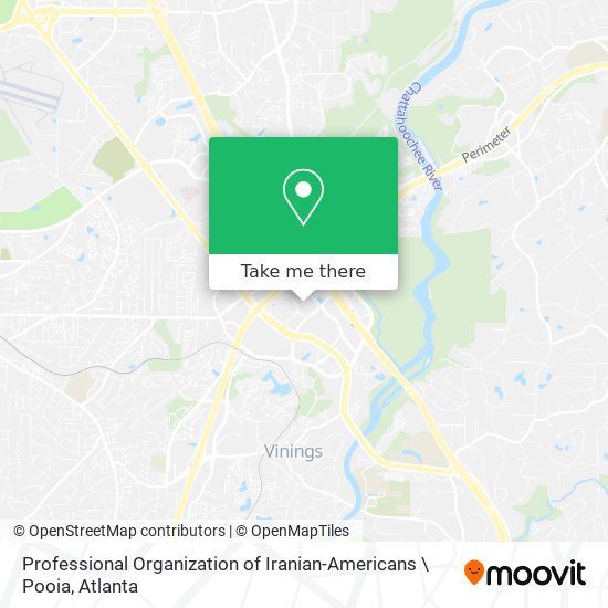 Professional Organization of Iranian-Americans \ Pooia map