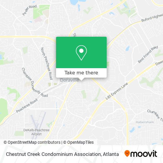 Chestnut Creek Condominium Association map