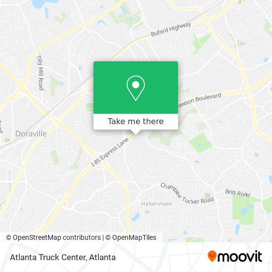 Atlanta Truck Center map