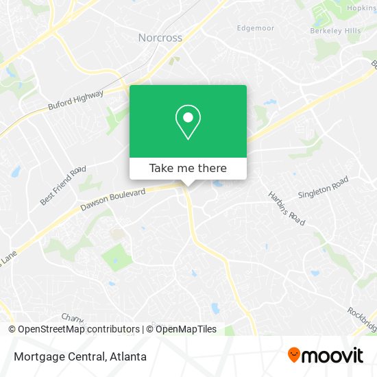 Mortgage Central map