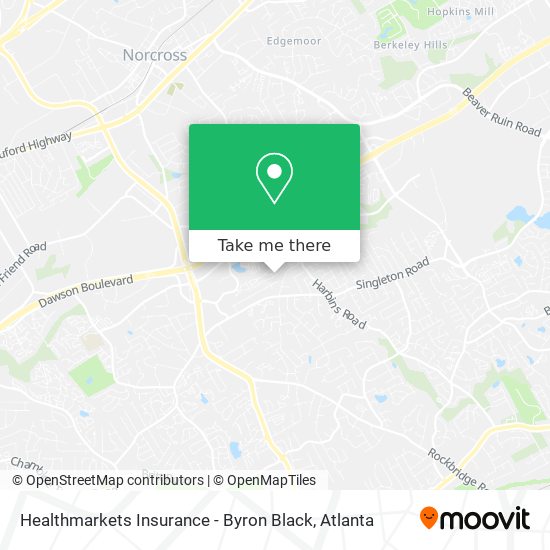 Mapa de Healthmarkets Insurance - Byron Black