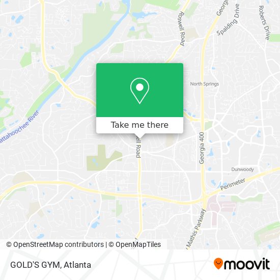 GOLD'S GYM map