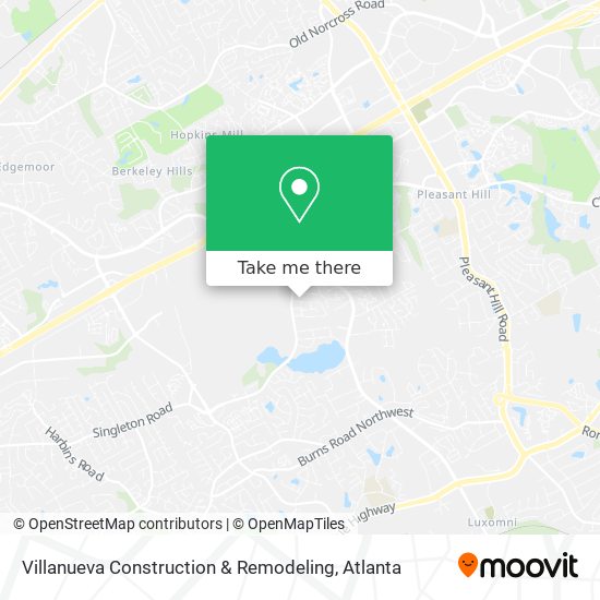 Villanueva Construction & Remodeling map