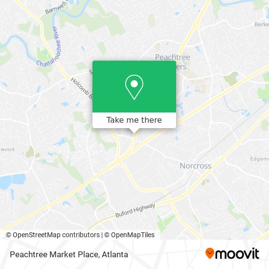 Peachtree Market Place map