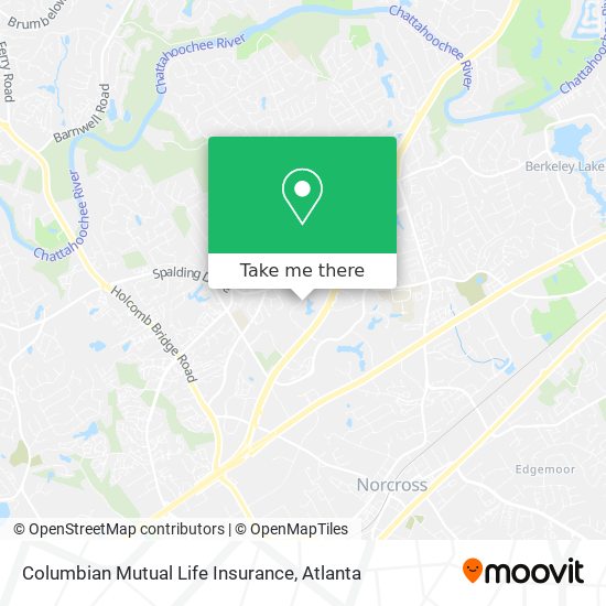 Columbian Mutual Life Insurance map