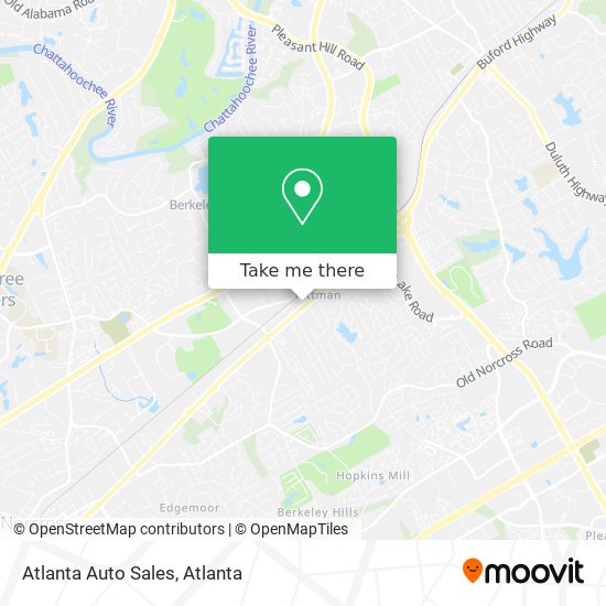 Mapa de Atlanta Auto Sales