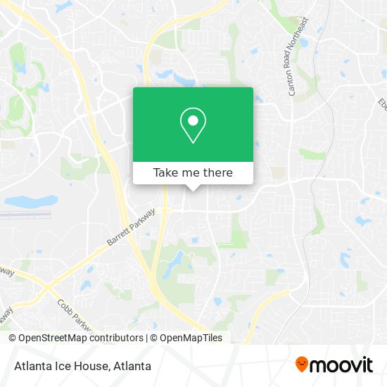 Atlanta Ice House map