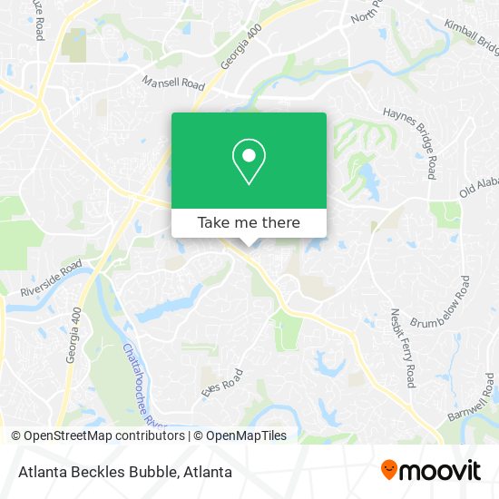 Atlanta Beckles Bubble map