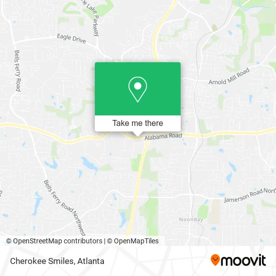 Cherokee Smiles map