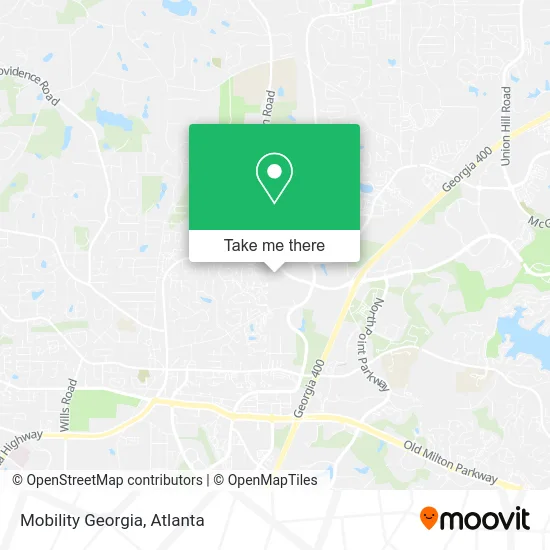 Mobility Georgia map