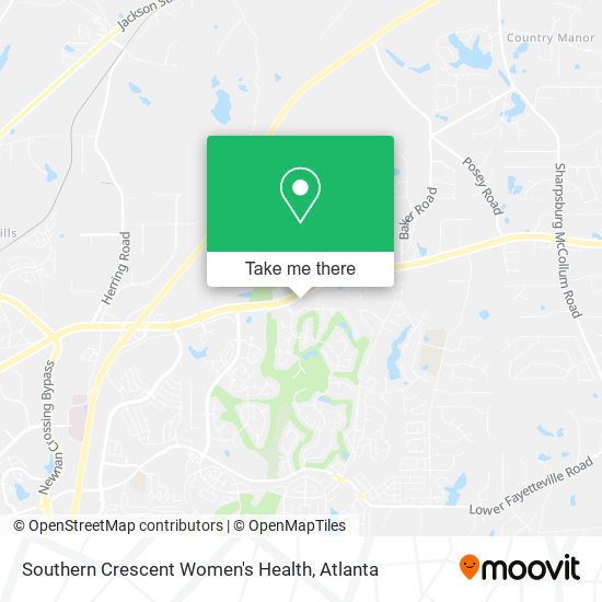 Mapa de Southern Crescent Women's Health