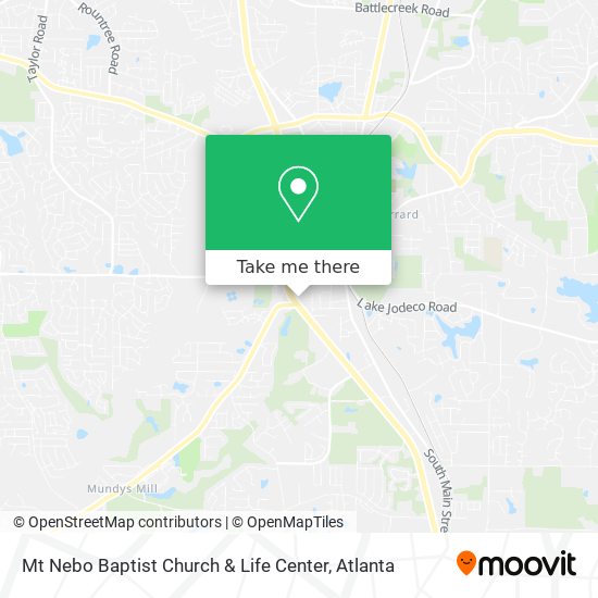 Mapa de Mt Nebo Baptist Church & Life Center