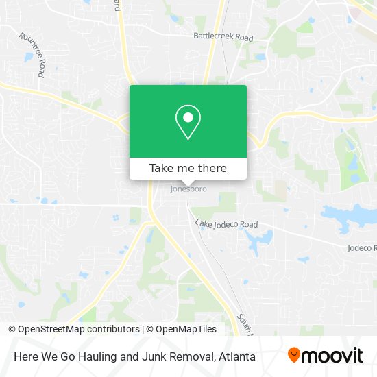 Mapa de Here We Go Hauling and Junk Removal