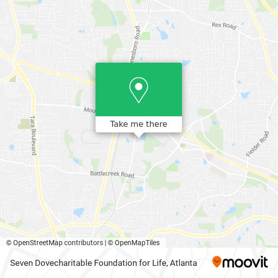 Seven Dovecharitable Foundation for Life map