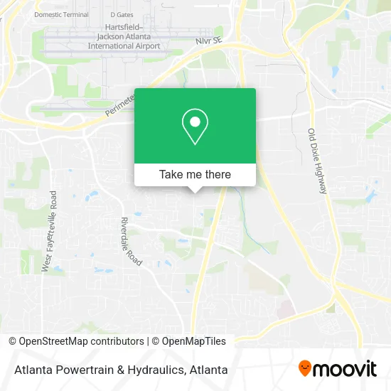 Atlanta Powertrain & Hydraulics map