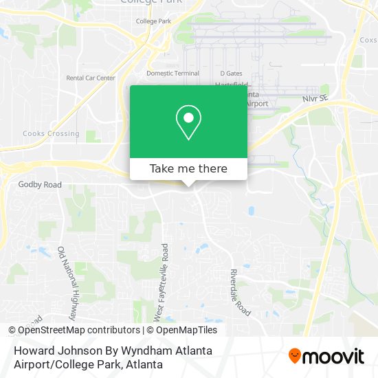 Howard Johnson By Wyndham Atlanta Airport / College Park map