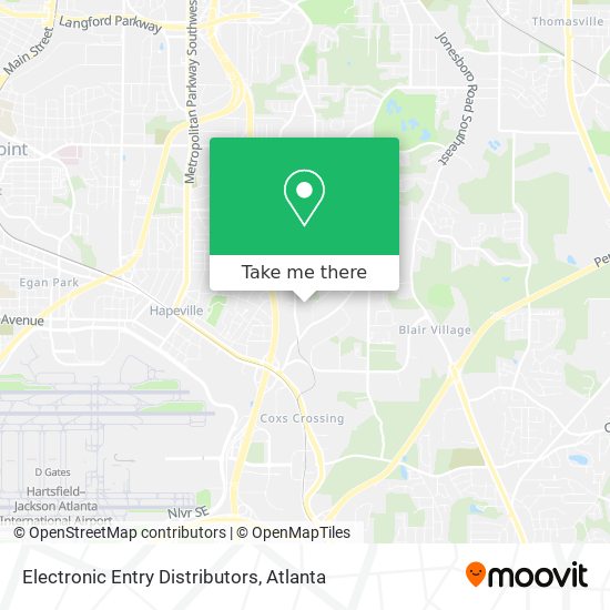 Electronic Entry Distributors map