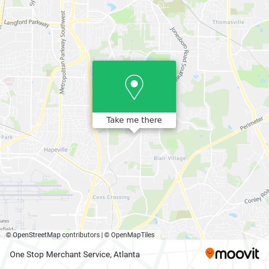 Mapa de One Stop Merchant Service