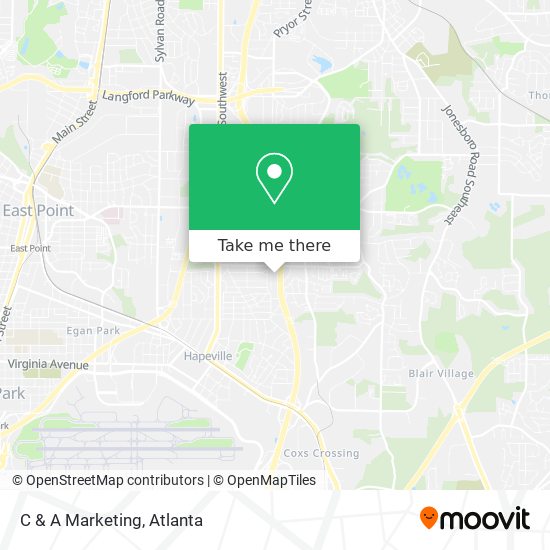 C & A Marketing map