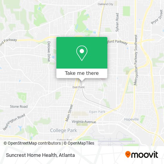 Suncrest Home Health map