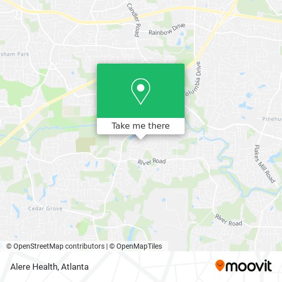 Mapa de Alere Health