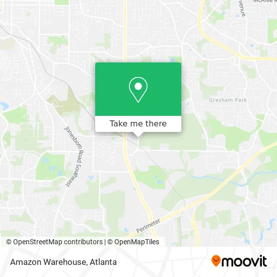 Amazon Warehouse map