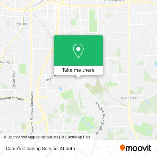 Caple's Cleaning Service map