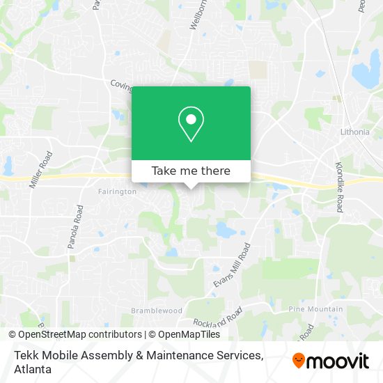 Mapa de Tekk Mobile Assembly & Maintenance Services