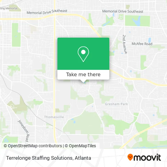 Terrelonge Staffing Solutions map
