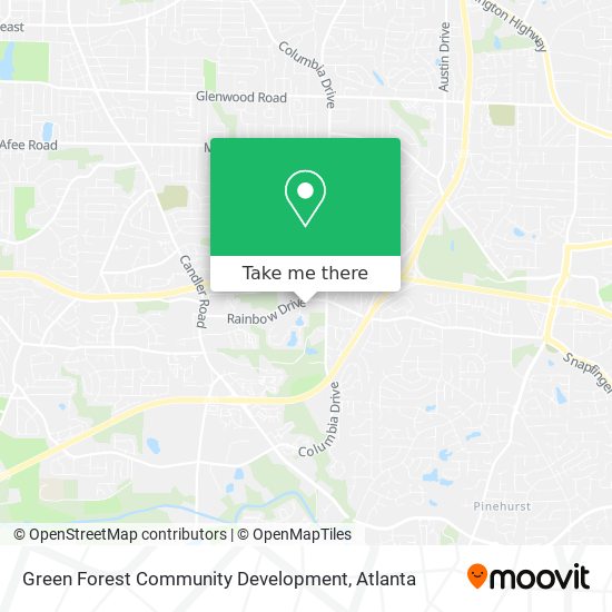 Mapa de Green Forest Community Development