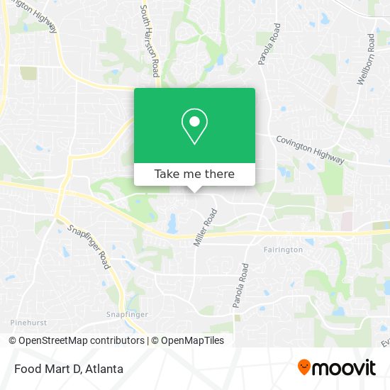 Food Mart D map