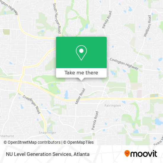 Mapa de NU Level Generation Services