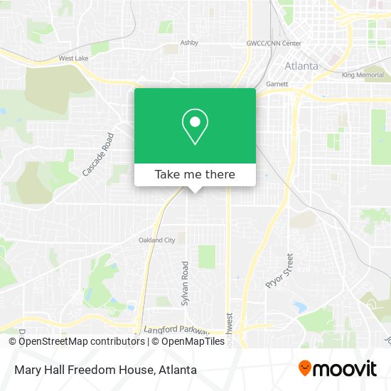 Mapa de Mary Hall Freedom House