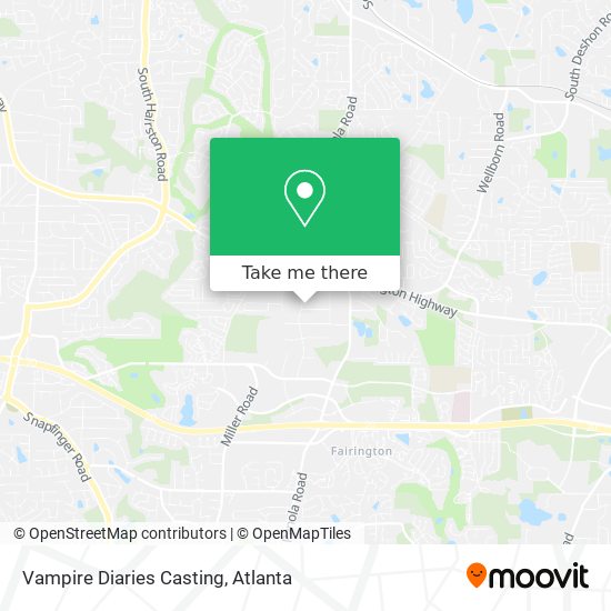 Mapa de Vampire Diaries Casting