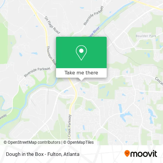 Dough in the Box - Fulton map