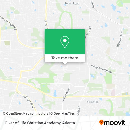 Mapa de Giver of Life Christian Academy