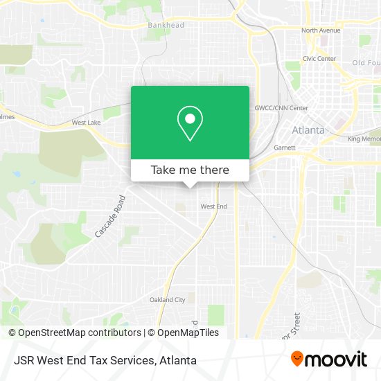 Mapa de JSR West End Tax Services