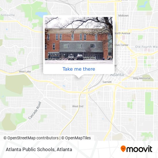 Atlanta Public Schools map