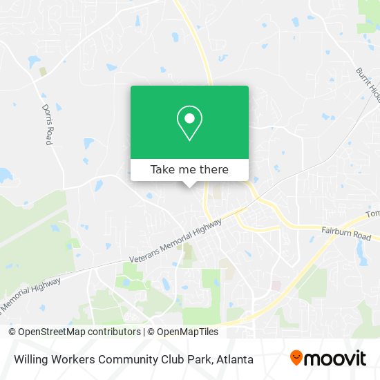 Willing Workers Community Club Park map