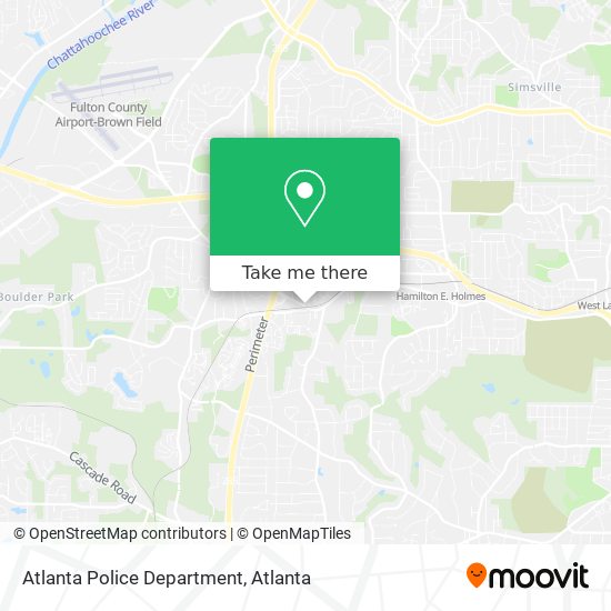 Atlanta Police Department map