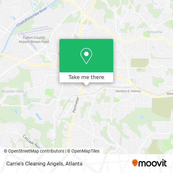 Mapa de Carrie's Cleaning Angels