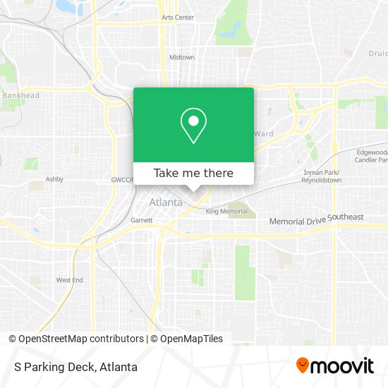 S Parking Deck map