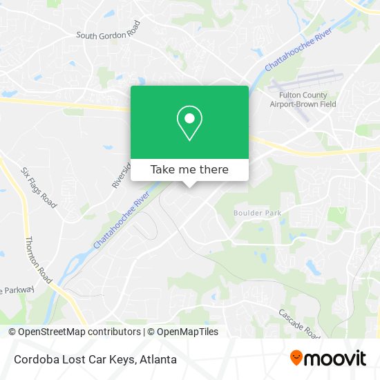 Cordoba Lost Car Keys map