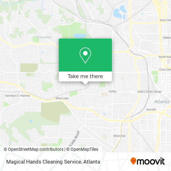 Magical Hands Cleaning Service map