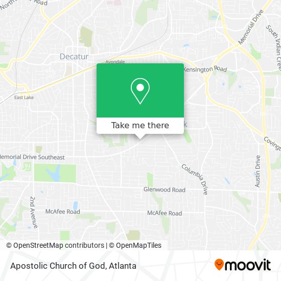 Mapa de Apostolic Church of God